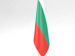 office flag bulgaria 3D Model
