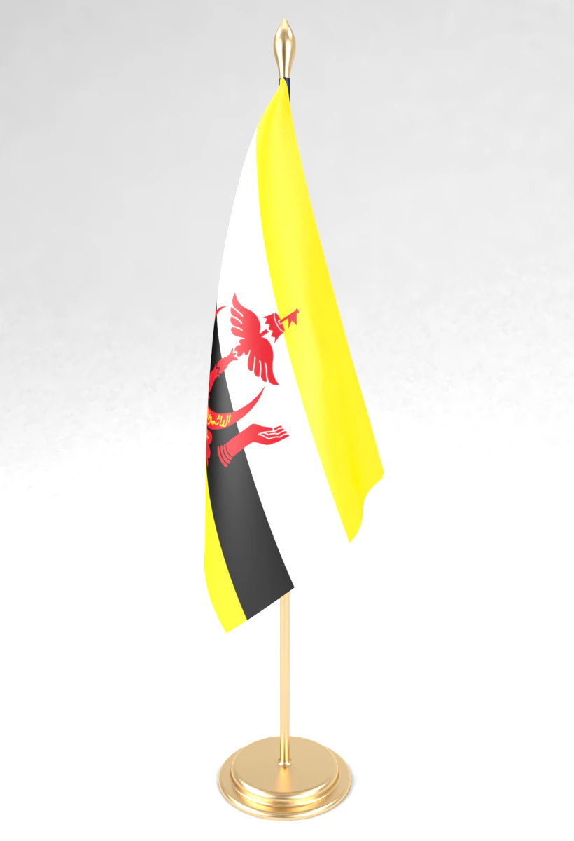 office flag brunei 3D Model .c4d .max .obj .3ds .fbx .stl .blend