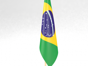 office flag brazil 3D Модель