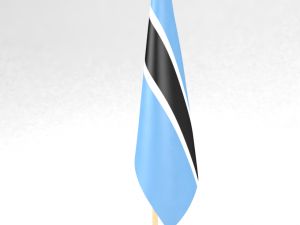 office flag botswana Modèle 3D