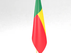 office flag benin 3D Model