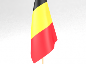 office flag belgium 3D Model