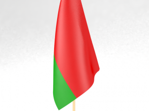 office flag belarus 3D Model
