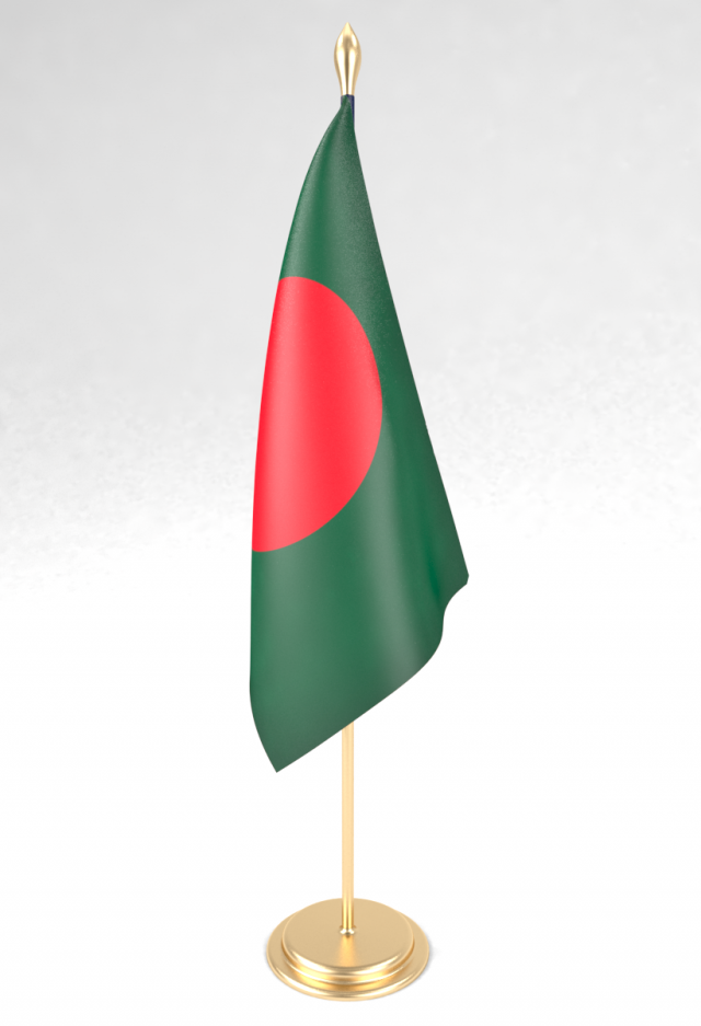 office flag bangladesh Model 3D .c4d .max .obj .3ds .fbx .stl .blend 