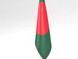 office flag bangladesh Model 3D