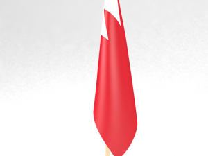 office flag bahrain 3D Model