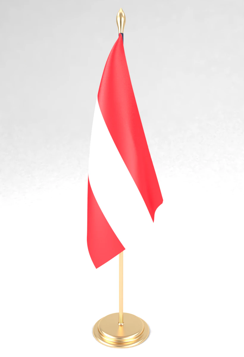 office flag austria 3D Model .c4d .max .obj .3ds .fbx .stl .blend 