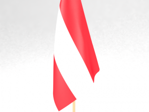 office flag austria 3D 모델