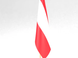 office flag austria 3D Model
