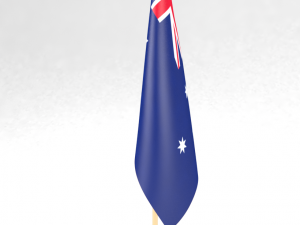 office flag australia 3D Model