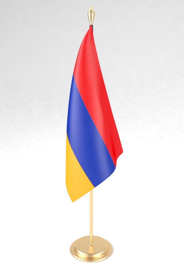 office flag armenia 3D-Modell .c4d .max .obj .3ds .fbx .stl .blend 