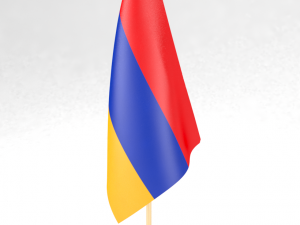 office flag armenia 3D मॉडल