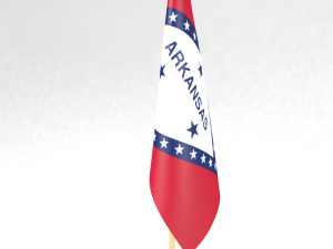 office flag arkansas 3D मॉडल