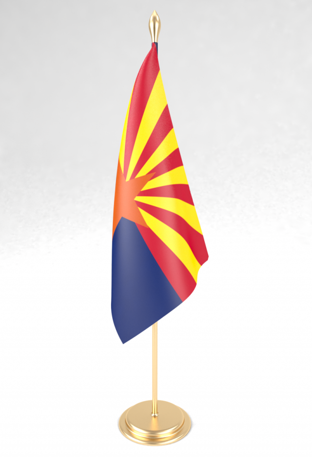 office flag arizona Modèle 3D .c4d .max .obj .3ds .fbx .stl .blend 