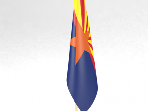 office flag arizona Modèle 3D