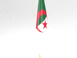 office flag algeria Modèle 3D