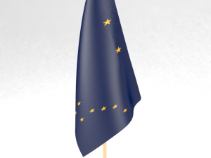 office flag alaskasvg 3D Model