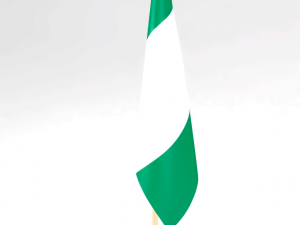 office flag nigeria Model 3D