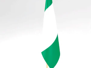 office flag nigeria 3D Model