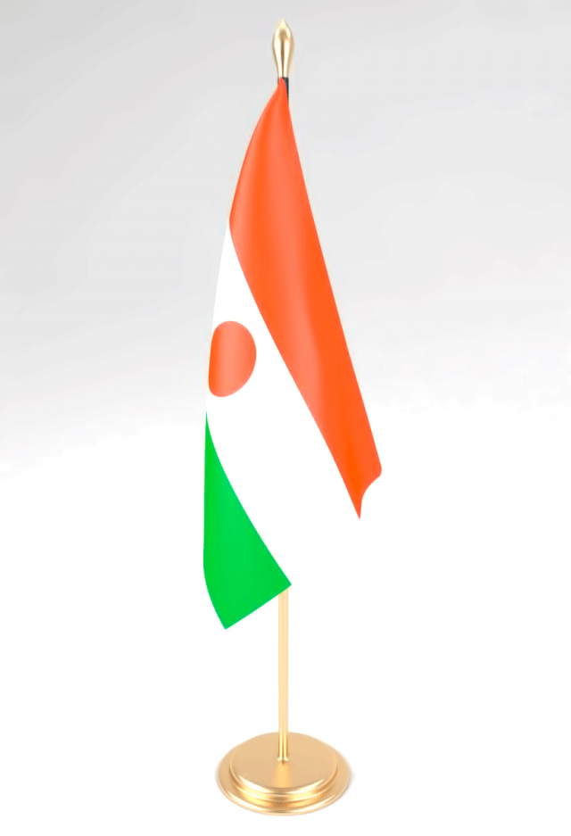 office flag niger Modelo 3D .c4d .max .obj .3ds .fbx .stl .blend 