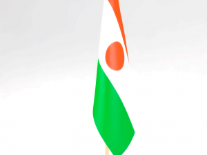 office flag niger Modelo 3D