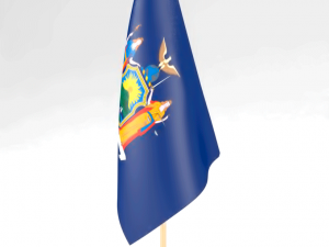 office flag new york Model 3D