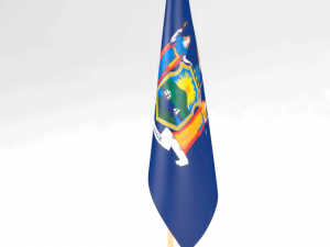 office flag new york 3Dモデル