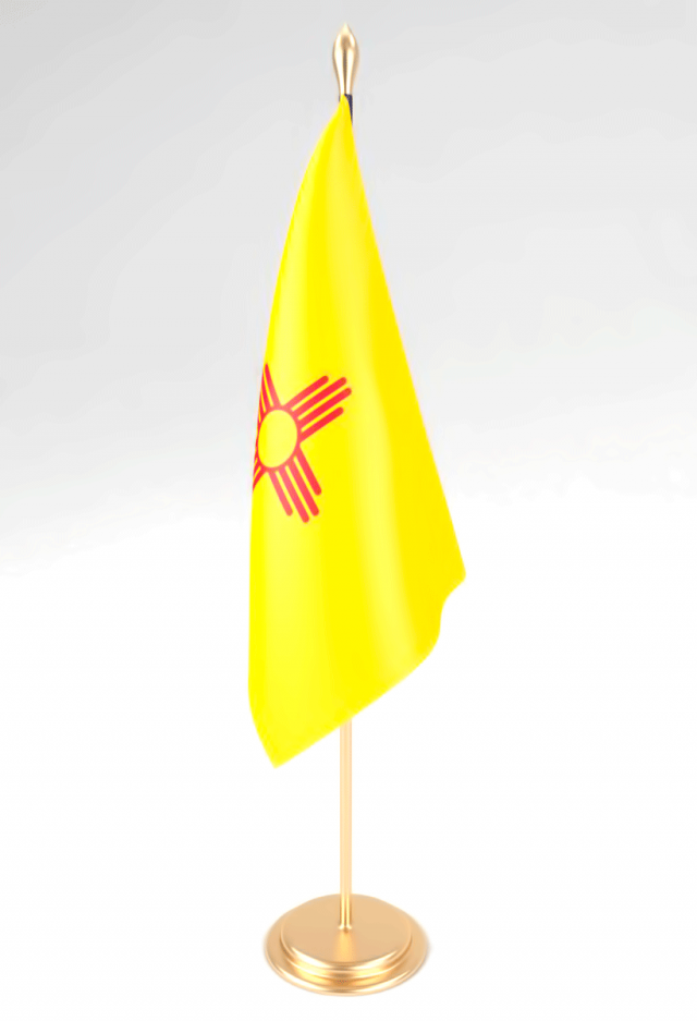 office flag new mexico 3D Model .c4d .max .obj .3ds .fbx .stl .blend 