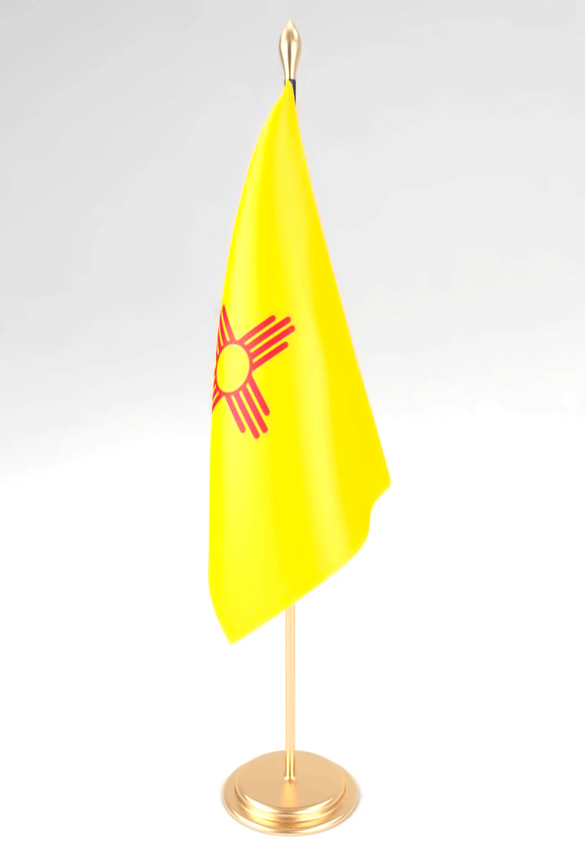 office flag new mexico 3D Model .c4d .max .obj .3ds .fbx .stl .blend