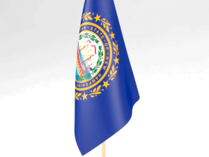 office flag new hampshire 3D Model