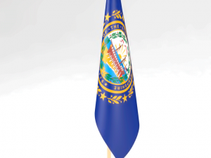 office flag new hampshire 3D Model