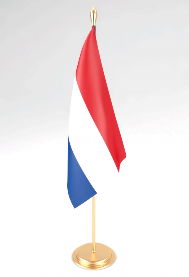 office flag netherlands 3D Model .c4d .max .obj .3ds .fbx .stl .blend 