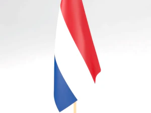 bendera kantor belanda Model 3D