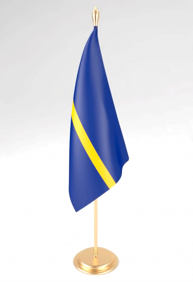 office flag nauru Modelo 3D .c4d .max .obj .3ds .fbx .stl .blend 