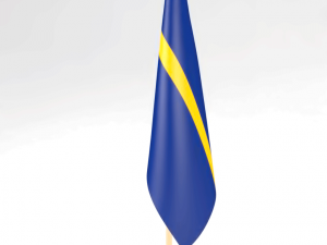 office flag nauru Modelo 3D