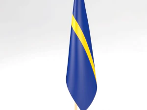 office flag nauru 3D Model