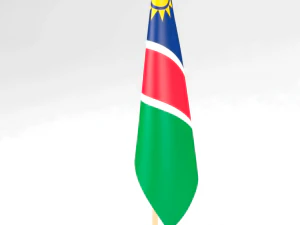 office flag namibia 3D Model