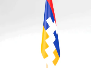 office flag nagorno karabakh 3D Model
