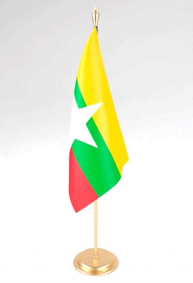 office flag myanmar 3D Model .c4d .max .obj .3ds .fbx .stl .blend 