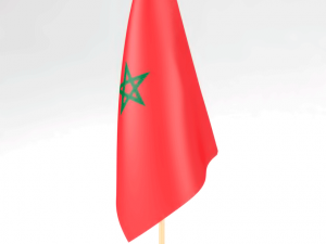 office flag morocco 3D Модель