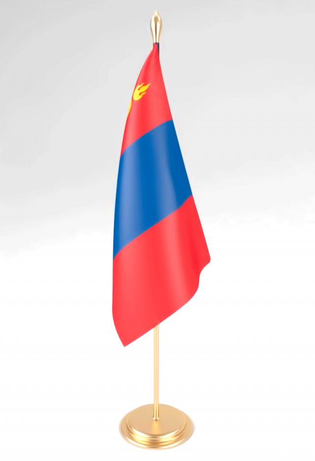 office flag mongolia 3D 模型 .c4d .max .obj .3ds .fbx .stl .blend 