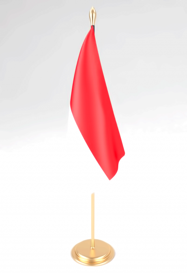 office flag monaco Model 3D .c4d .max .obj .3ds .fbx .stl .blend 