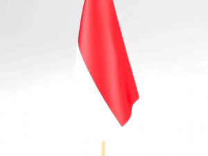 office flag monaco 3D Модель