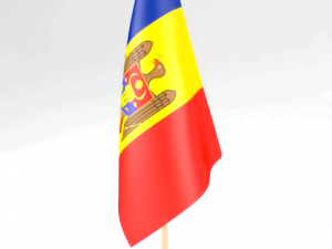 office flag moldova 3D Модель