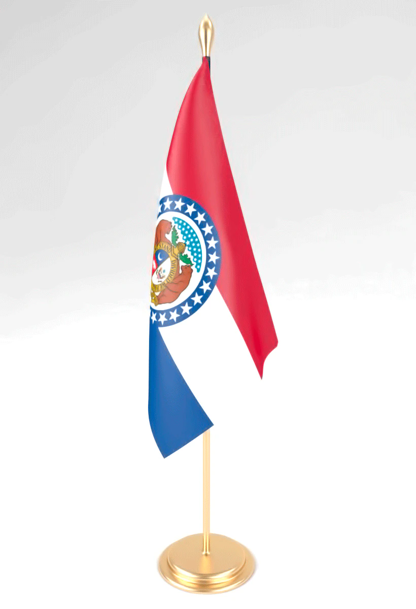 office flag missouri 3D Model .c4d .max .obj .3ds .fbx .stl .blend 