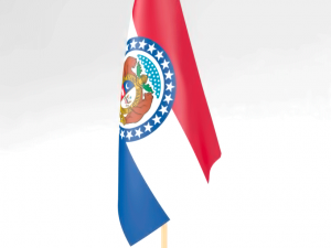 office flag missouri 3D Модель