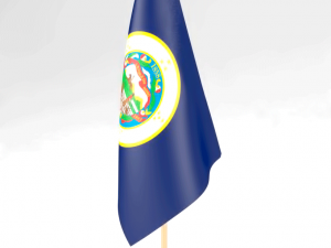 office flag minnesota 3D Модель