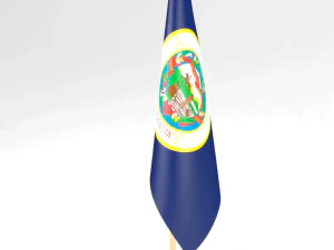 office flag minnesota 3D Model