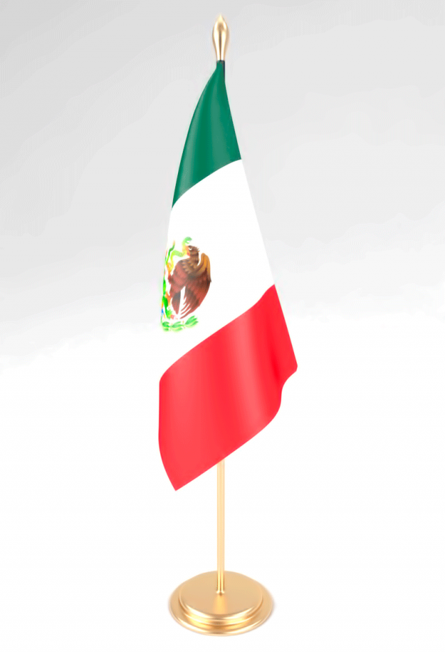 office flag mexico 3D Model .c4d .max .obj .3ds .fbx .stl .blend 