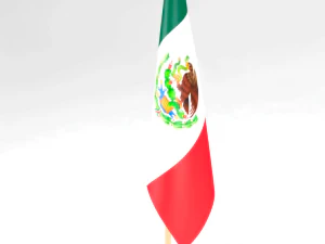 office flag mexico 3D Model